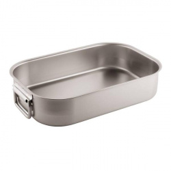 Купить лоток для жарки 50х30см h9см, с ручками, нерж.сталь 11941-50 – цена от завода, доставка до двери | RuOborudovanie.ru