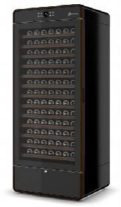 Шкаф винный Enofrigo I.Am H2000 вент. черный Рамка темн. Дер. Компл. Ящ. L1V1Ns+Ga8901/010