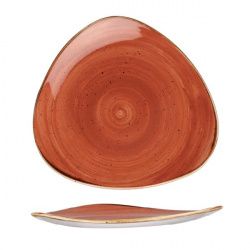 Тарелка мелкая треугольная 22,9СМ, без борта, Stonecast, цвет Spiced Orange Ssostr91 – купить в RuOborudovanie.ru с доставкой до двери Купить тарелка мелкая треугольная 22,9см, без борта, stonecast, цвет spiced orange ssostr91 – цена от завода, доставка до двери | RuOborudovanie.ru