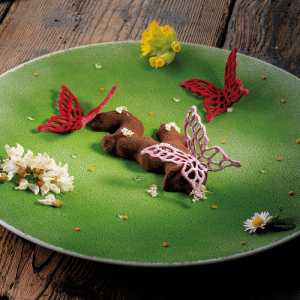 Форма силиконовая "Gourmand бабочка L" 60X58Мм H2Мм, 2мл, 8 ячеек Gg050S