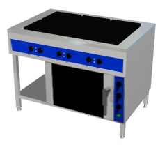 Плита электрическая c 6 конфорками Metos FuturaRP6/220 (3752004) с духовым шкафом, напольная