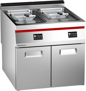 Фритюрница Angelo Po 1T1FR6ED 2 ванны 15+15л электрическая