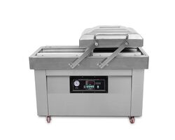 Упаковщик Hualian DZQ-500/2SB SS вакуумный двухкамерный напольный